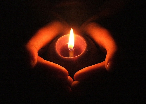 This looks way more evocative than what we actually had to work with. Punked from http://img1.wikia.nocookie.net/__cb20130717123049/glee/images/7/72/Hands-cupping-candle.jpg